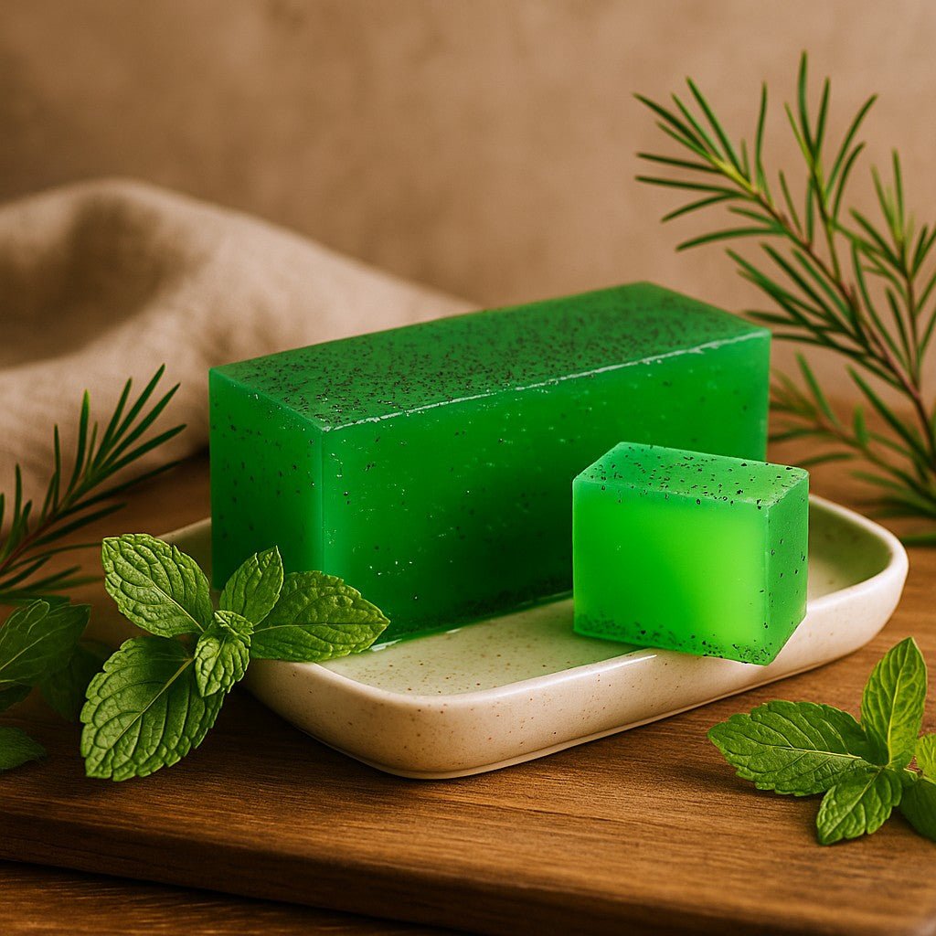 Tea Tree Fresh Mint Soap Loaf - SHAMTAM.COM