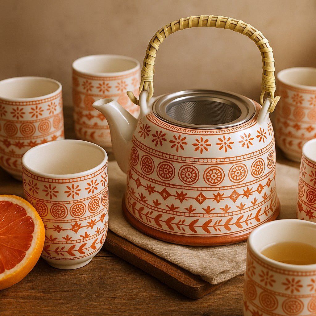 Teapot Set, Amber - SHAMTAM.COM