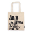 Iconic Basic Tote Bag - Joie de Vivre - Natural 4oz - SHAMTAM.COM