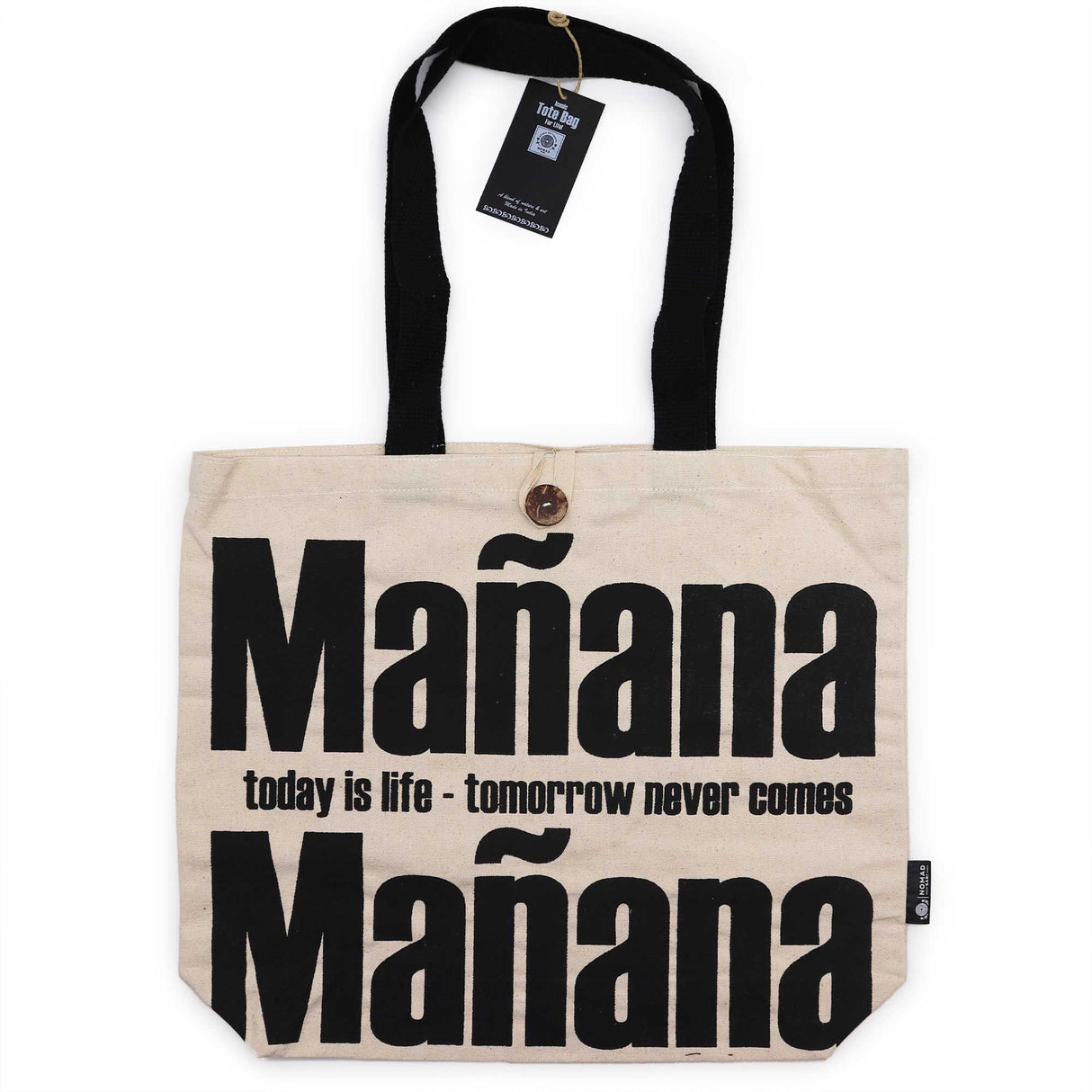 Tote Bag Manana Manana Natural 10 Oz - SHAMTAM.COM