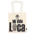 Iconic Basic Tote Bag - Mi Vida Loca - Natural 4oz - SHAMTAM.COM