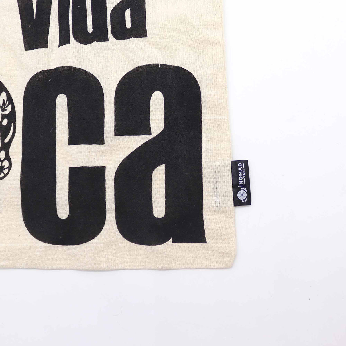Iconic Basic Tote Bag - Mi Vida Loca - Natural 4oz - SHAMTAM.COM
