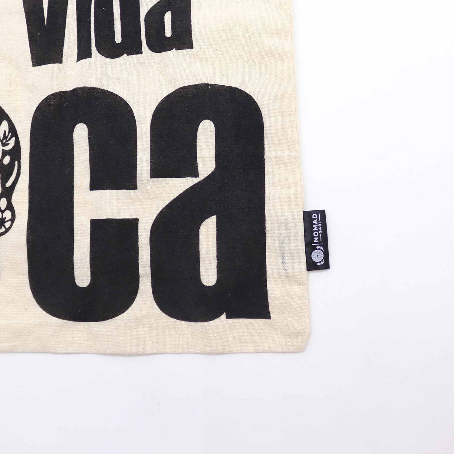 Iconic Basic Tote Bag - Mi Vida Loca - Natural 4oz - SHAMTAM.COM