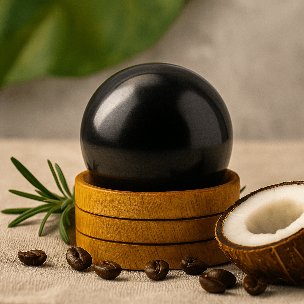 Tourmaline Sphere 50mm With Stand - SHAMTAM.COM