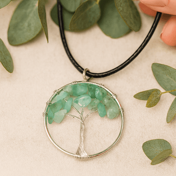 Tree of Life Pendant Jade - SHAMTAM.COM