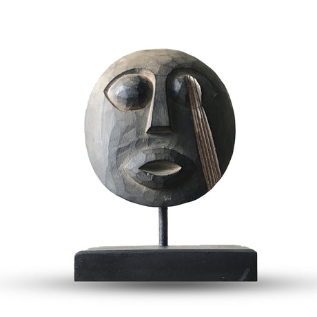 Timor Tribal Decorative Mask - Antique 27x20cm - SHAMTAM.COM