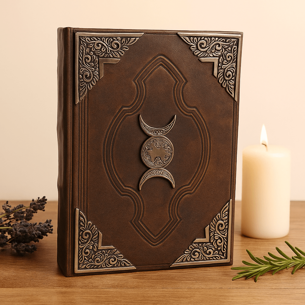 Triple Moon Journal - Zinc Symbol 200 Pages - SHAMTAM.COM