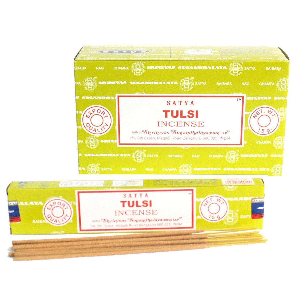 Tulsi Incense - Satya 15g - SHAMTAM.COM