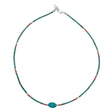 Handcrafted Nepalese Turquoise & Stone Gem Necklace - Elegant Beaded Jewelry with Cultural Flair - SHAMTAM.COM