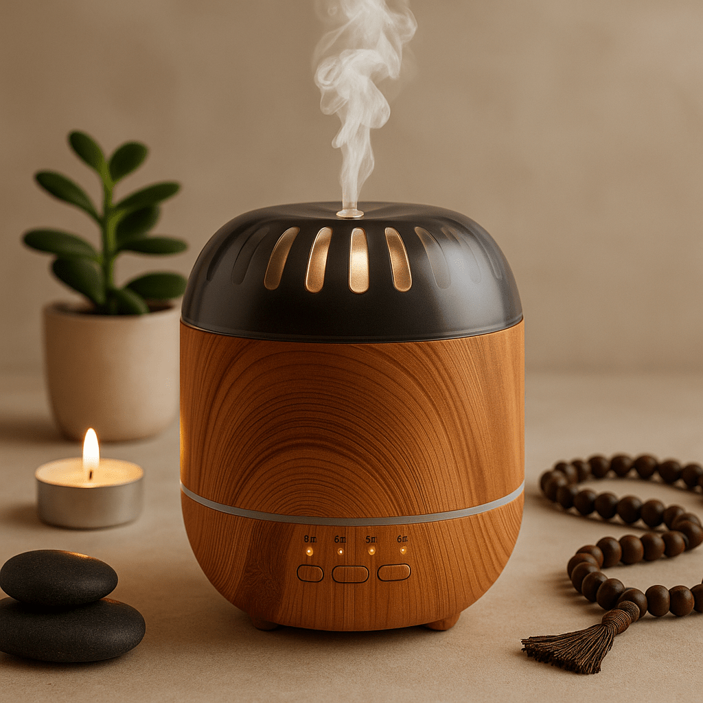 Ultrasonic Essential Oil Diffuser, USB 120ml Timer - SHAMTAM.COM
