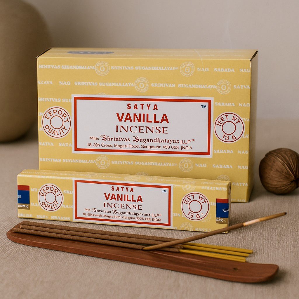 Vanilla Incense Sticks 15g Satya - SHAMTAM.COM