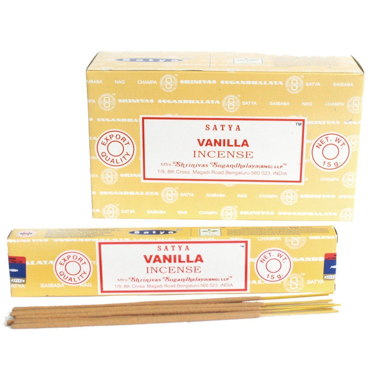 Vanilla Incense - Satya 15g - SHAMTAM.COM