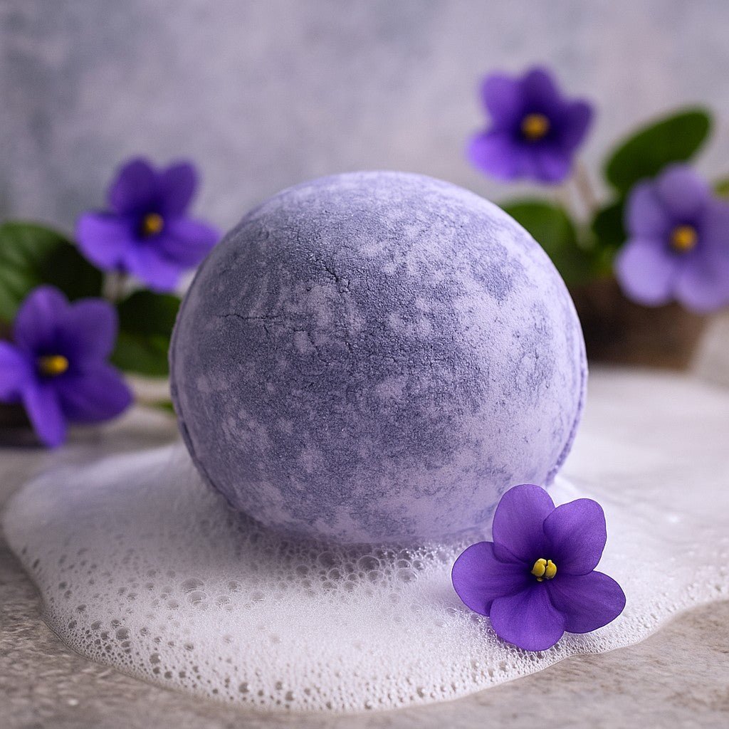 Violet Bath Bomb Yorkshire Violet Shea Butter 180g - SHAMTAM.COM