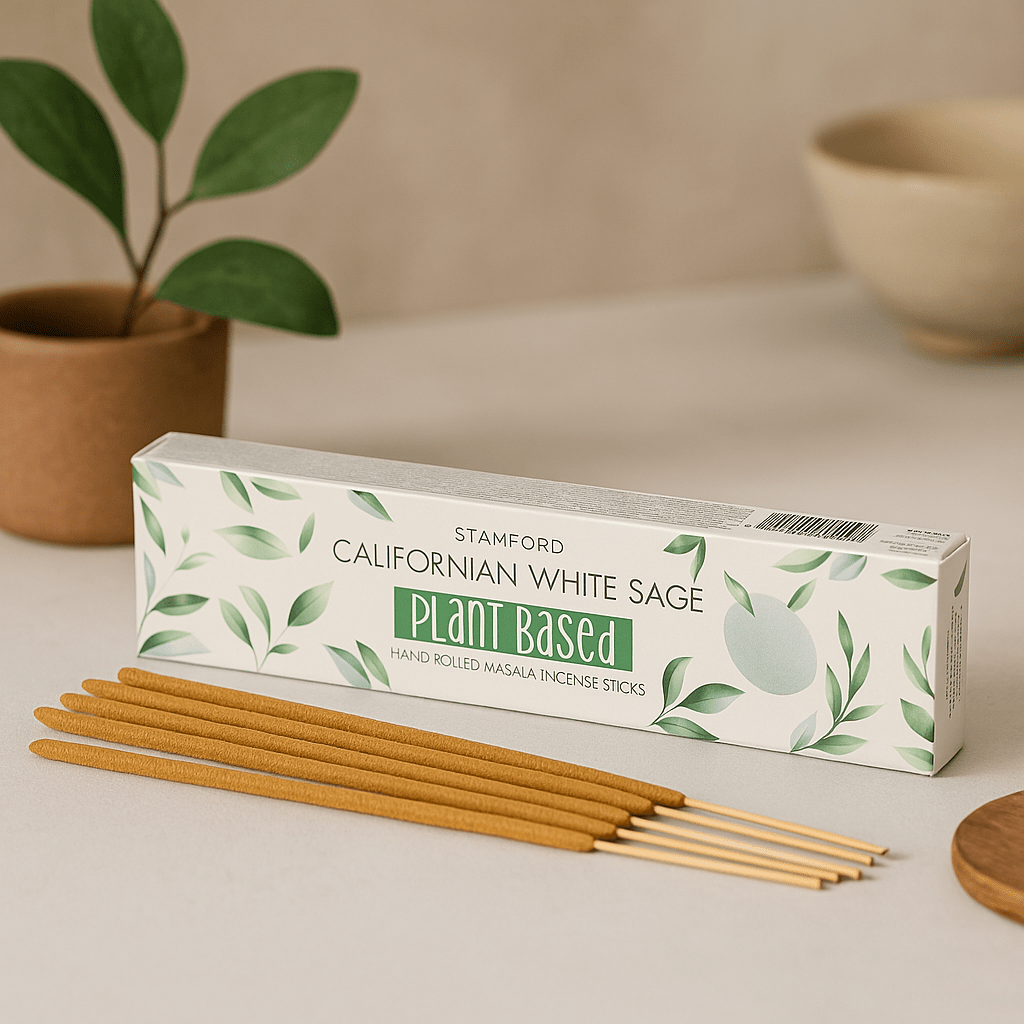 White Sage Incense Sticks, Californian Masala Plant Based - SHAMTAM.COM