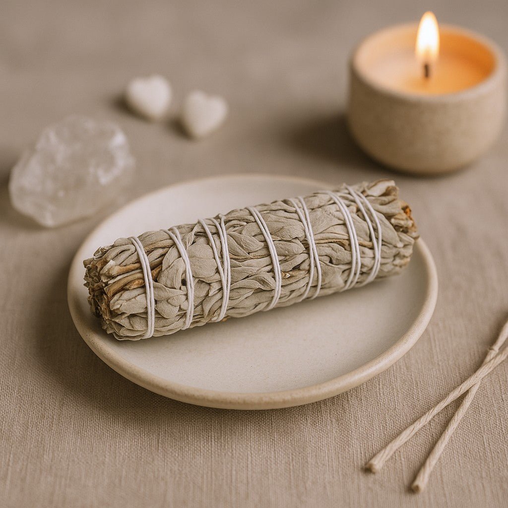 White Sage Smudge Stick 15cm - SHAMTAM.COM