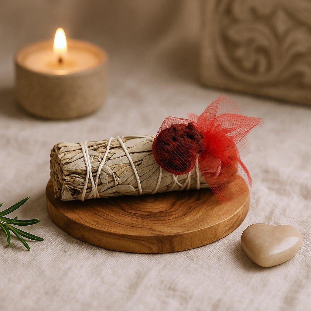 White Sage Smudge Stick Clove 10cm - SHAMTAM.COM