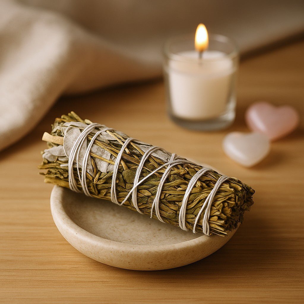 White Sage Smudge Stick with Ruda 10 cm - SHAMTAM.COM