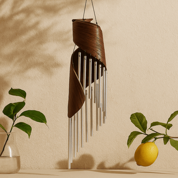 Wind Chimes Coconut Leaf Chocolate - SHAMTAM.COM