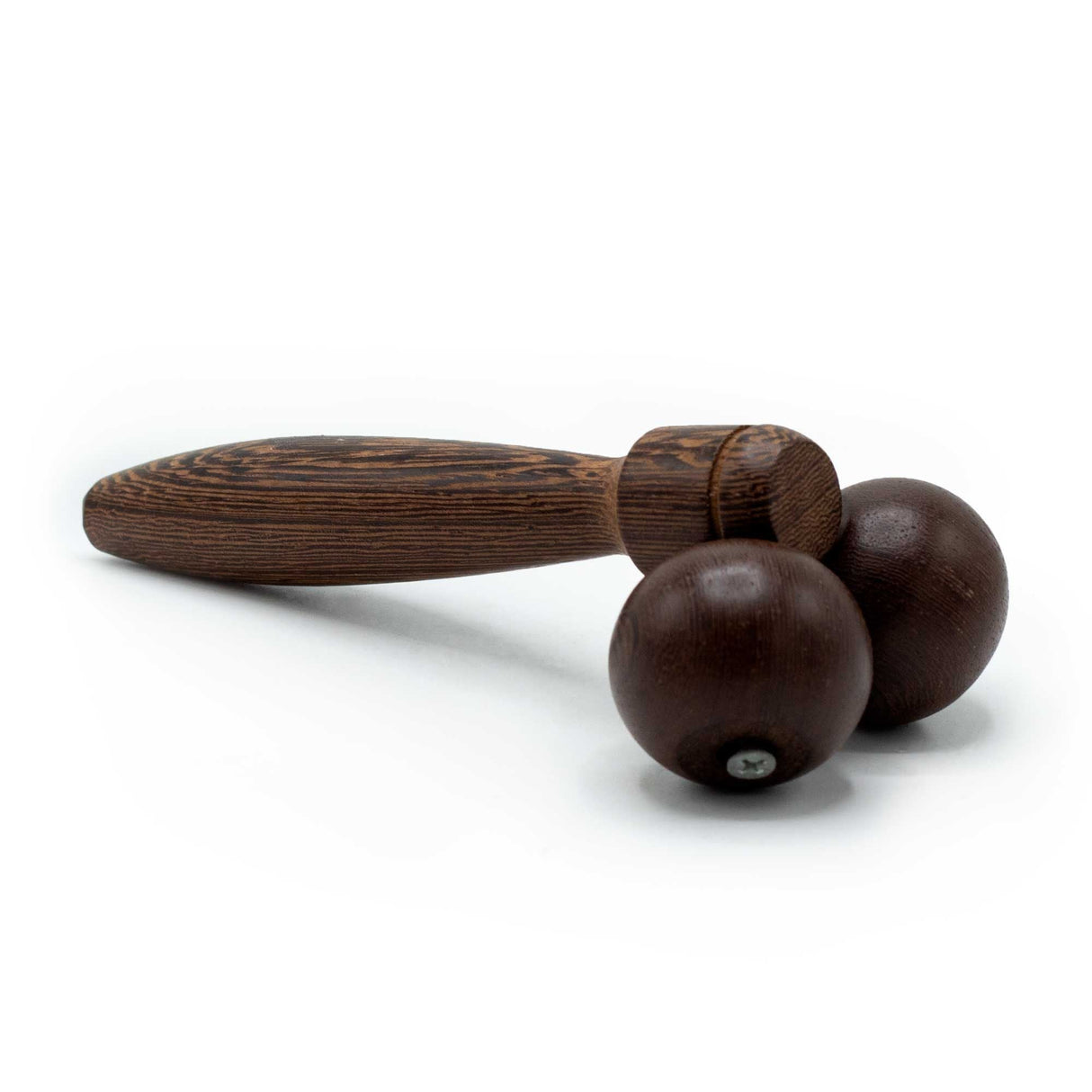 Wooden Hand Massage Roller, Double Ball - SHAMTAM.COM