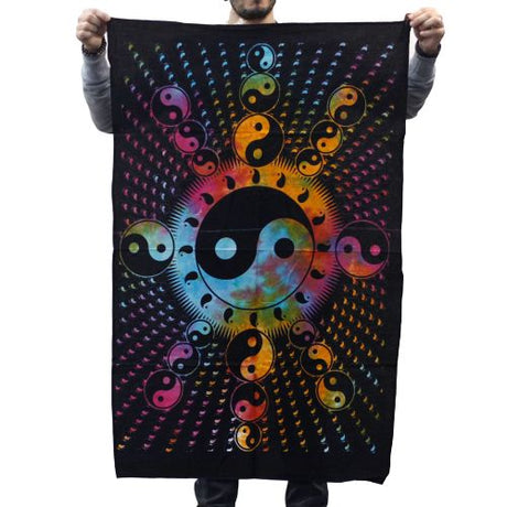 Yin Yang Tapestry Cotton Wall Hanging - SHAMTAM.COM