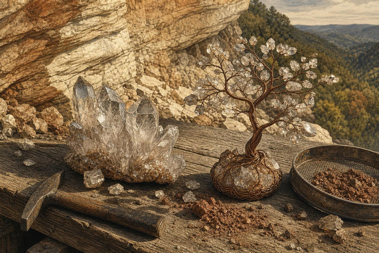 Crystal Trees and Clusters: Choosing a Centrepiece