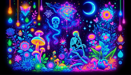 Psychedelic Fluorescent Canvases: Transforming Interiors with Vibrant Art 🌌 - SHAMTAM