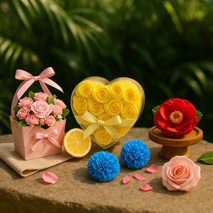flores de jabon