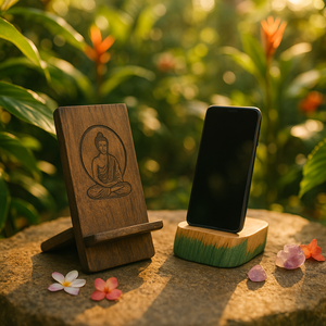 Telefonständer aus Holz