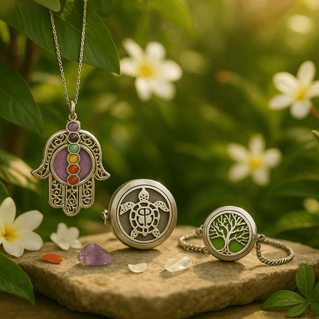 Aromatherapy Jewelry - Diffuser Necklaces for Aromatherapy - SHAMTAM