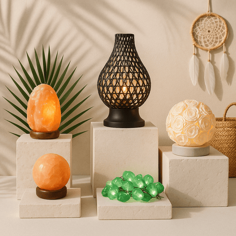 Lamps - Himalayan Salt, Lanterns & Unique Boho Decor - SHAMTAM