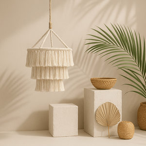 Macramé lustry
