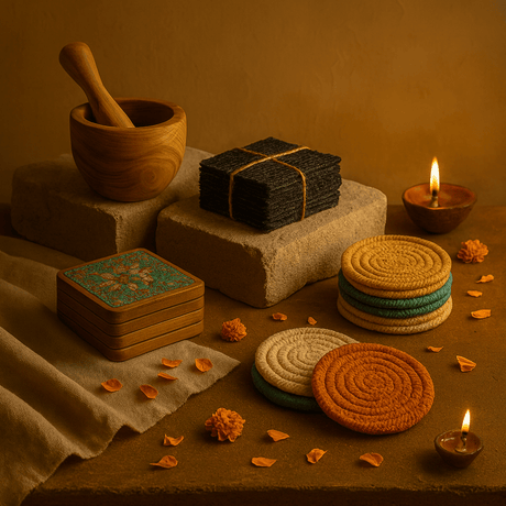 Natural Coasters - SHAMTAM