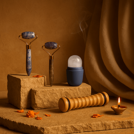 Roller Massagers - Face, Gua Sha & Gemstone Wands - SHAMTAM