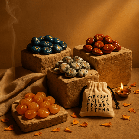 Runes - Norse Runes, Gemstone Sets - SHAMTAM