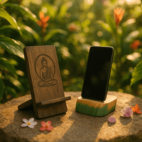 Wood Phone Stands - SHAMTAM