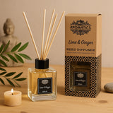 Reed Diffuser Lime og Ingefær 200ml