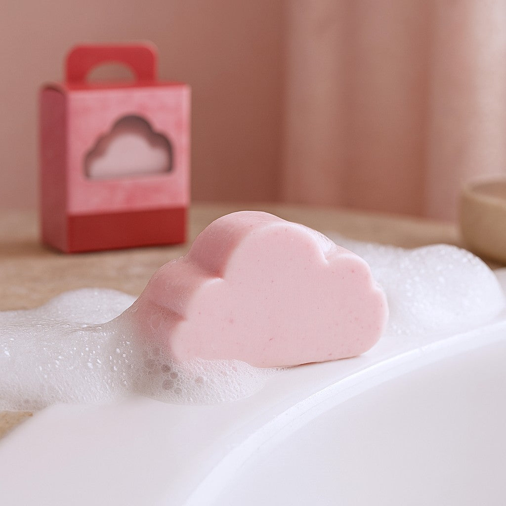 Saponette per ospiti Nuvola Rosa Marshmallow Confezione da 10