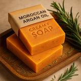 Saponetta artigianale al olio di argan marocchino 100g