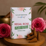 Incense Cones Regal Rose Plant Based 12 Cones