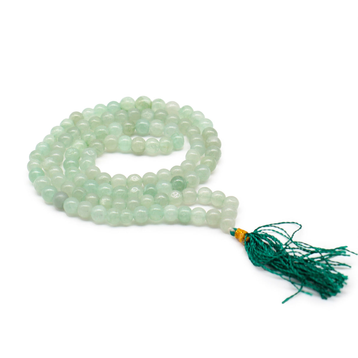 108 Bead Mala - Green Aventurine - Japa Mala - SHAMTAM.COM