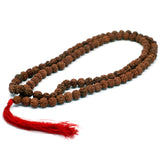 108 Bead Mala Rudraksha - Brown Japa Mala - SHAMTAM.COM