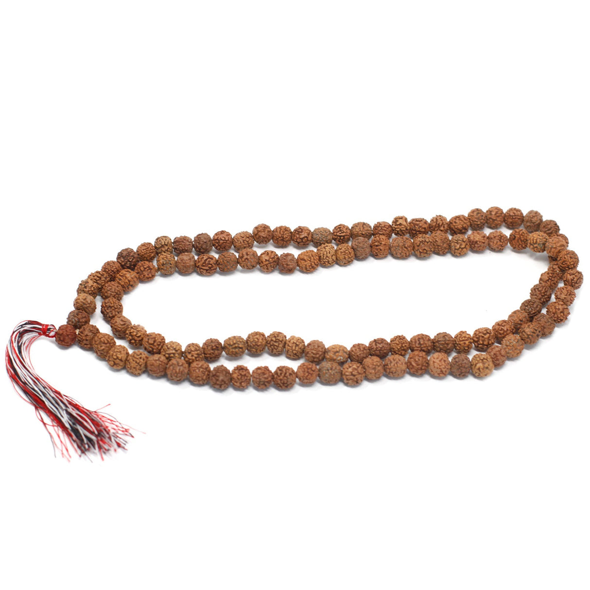 108 Bead Mala Rudraksha - Natural Japa Mala - SHAMTAM.COM