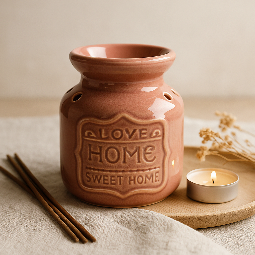 Aromalampa na voskové vonné tablety - Domov sladký domov