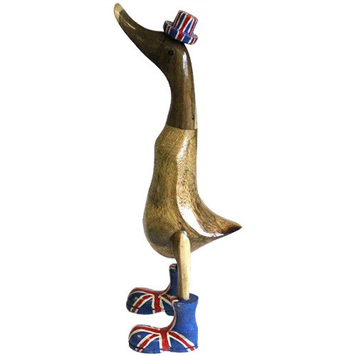 Bamboe Eend Ornament, Groot 40cm