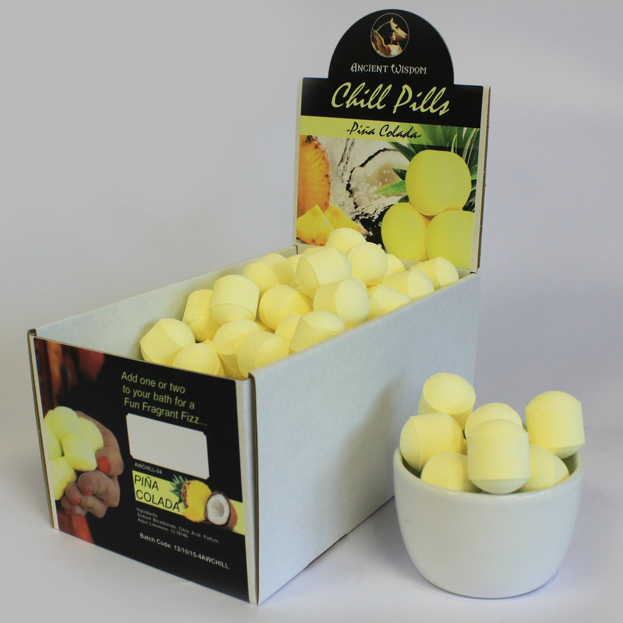 Bath Bombs - Pinacolada - 1.3 Kg Box - SHAMTAM.COM