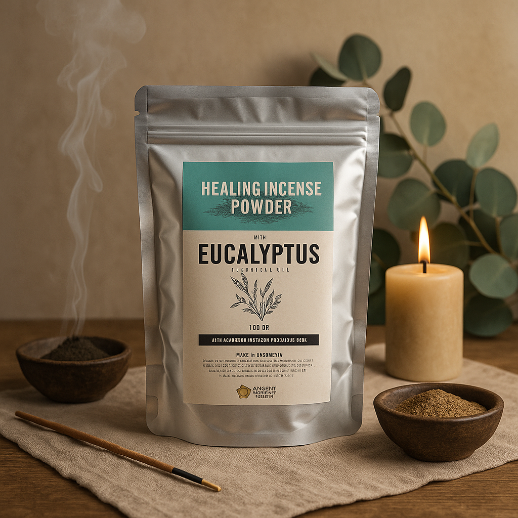 Poudre d'encens d'eucalyptus 100g