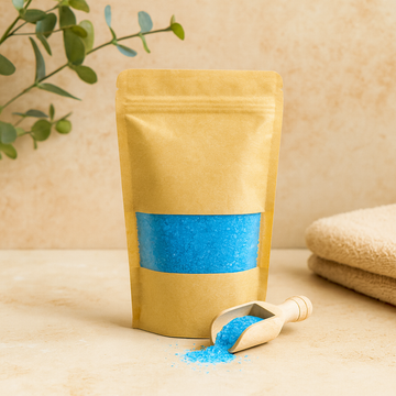 Sare de baie relaxantă aromaterapie fără etichetă – Total Unwind 350 g