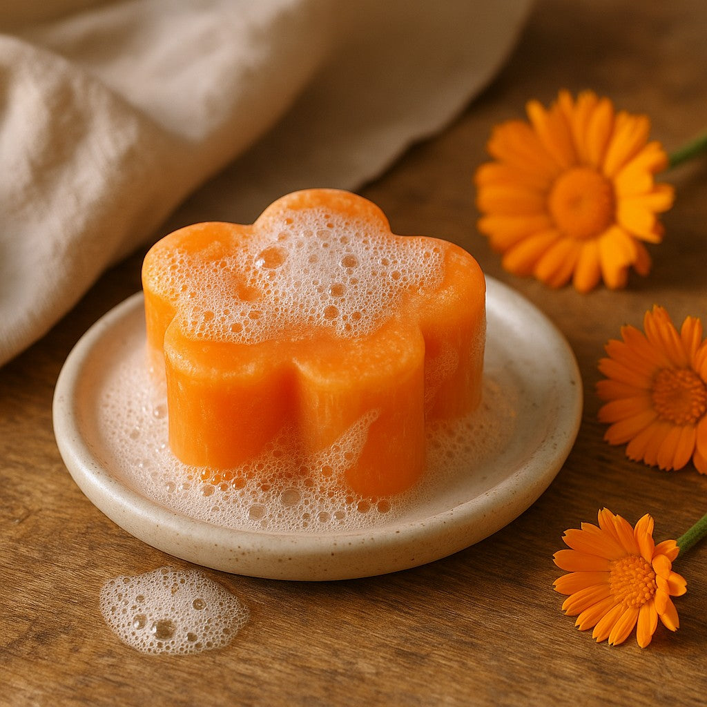 Saponi per ospiti a forma di fiore di calendula confezione da 10 pezzi