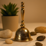 Handcrafted Tree of Life Brass Altar Bell 7cm