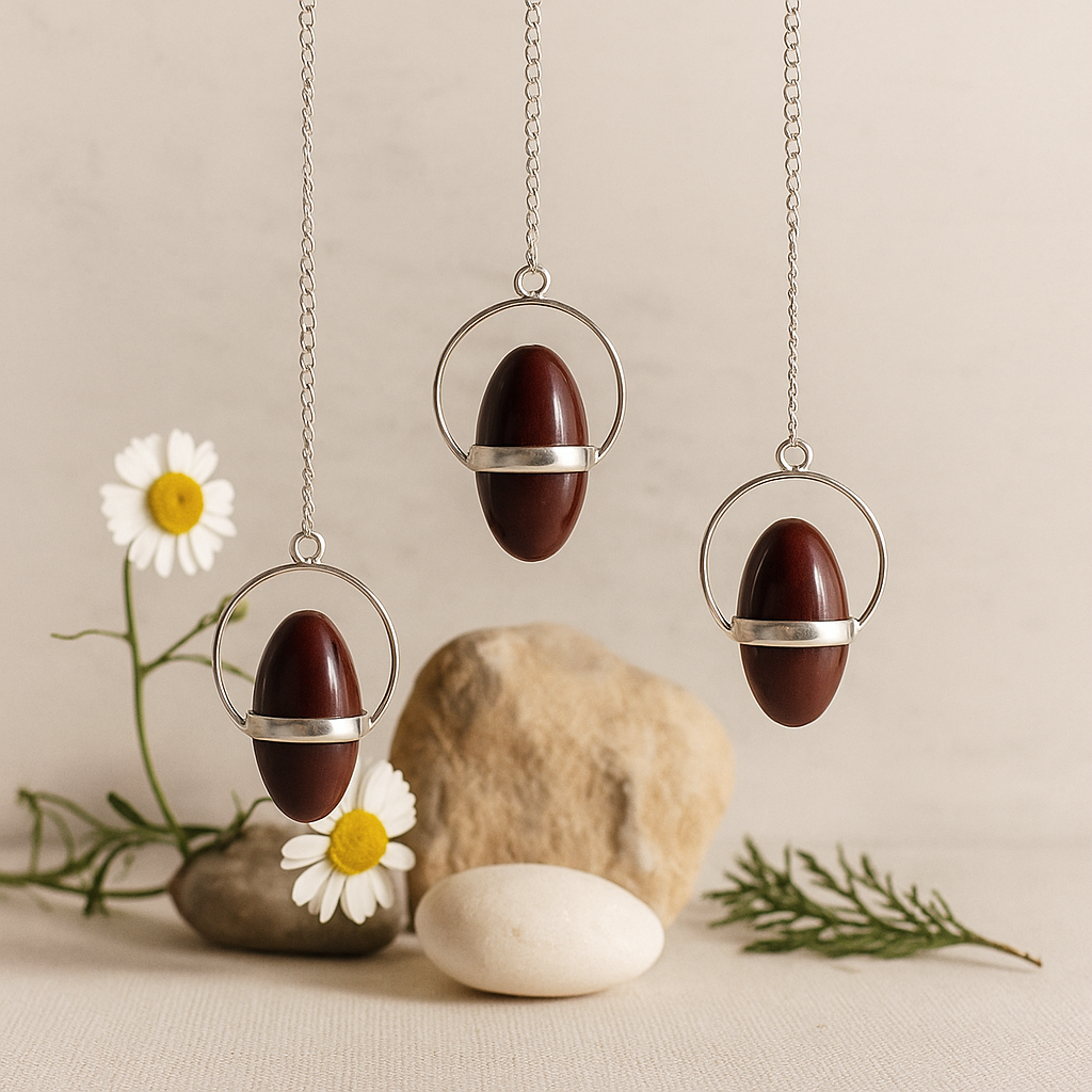 Shiva Lingam Pendul med bånd